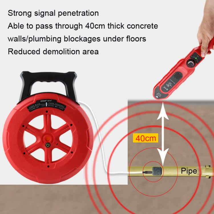 Wall Pipe Blockage Detector Pipe Blockage Detector For Iron/PVC/Cement/Steel Pipes