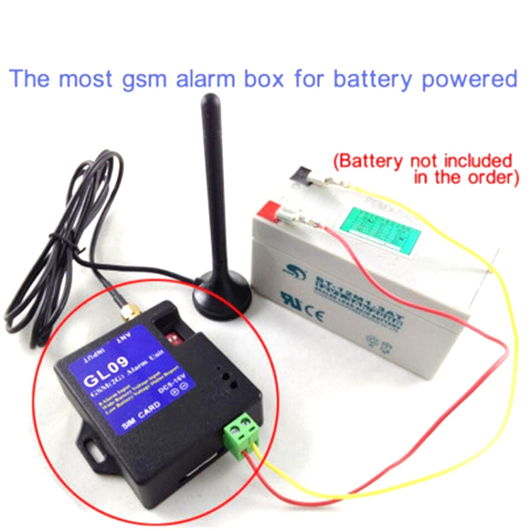 GL09-B 3G 8 Channel GSM SMS Alarm System Module For Battery Operated  Alert Reluova