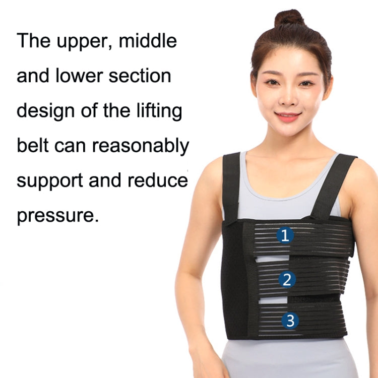 Shoulders Three Piece Rib Fixation Strap Post-cardiothoracic Chest Girdle My Store