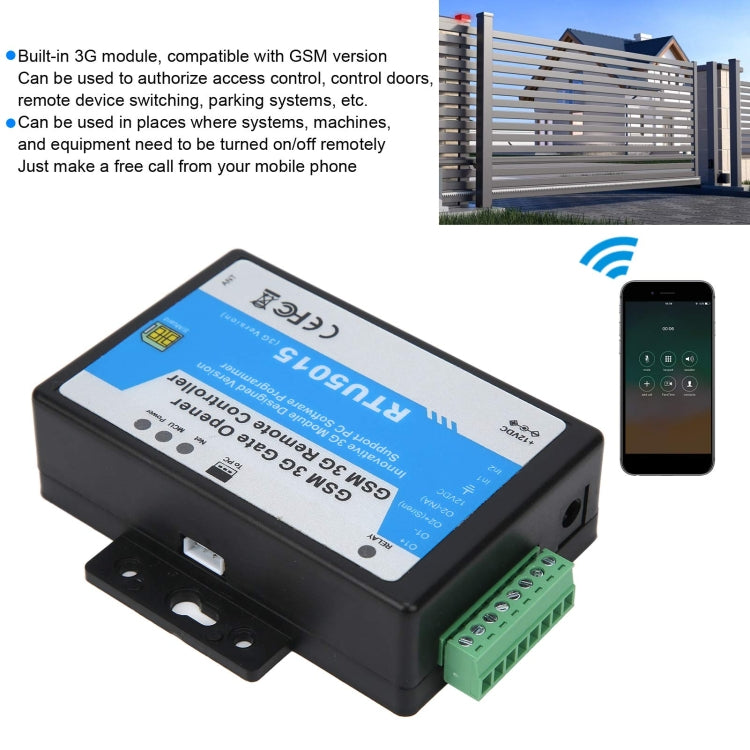 RTU5015  3G/GSM Version Gate Opener Mobile Phone Remote Controller Relay Switch Reluova