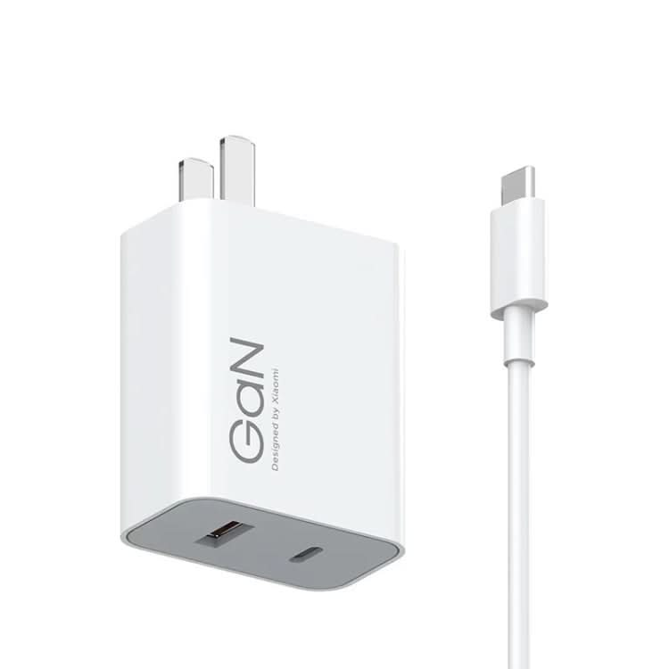 Original Xiaomi 67W GaN 1C+1A Dual Port Smart Fast Charger, US Plug