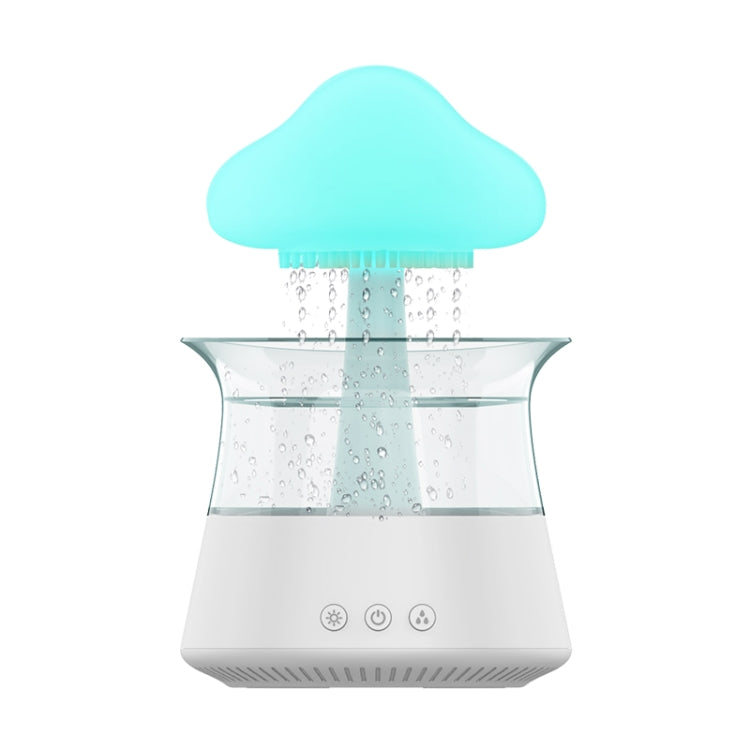 CH06 300ml Rain Humidifier Mushroom Cloud Colorful Night Lamp Aromatherapy Machine Reluova