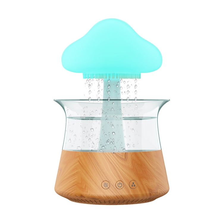 CH06 300ml Rain Humidifier Mushroom Cloud Colorful Night Lamp Aromatherapy Machine Reluova