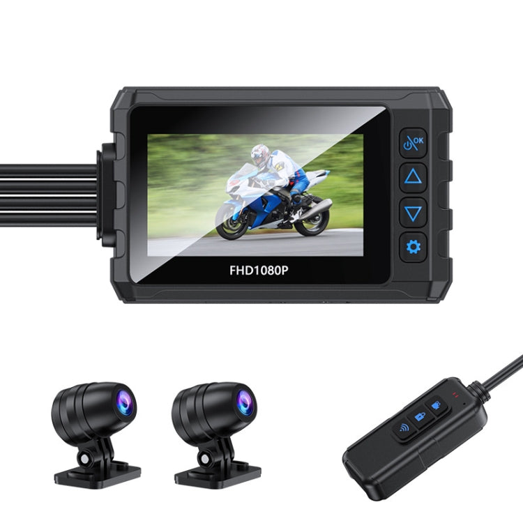 Built-in GPS Wireless WiFi Rainproof 1080P Double Recording Motorcycle Driving Recorder ÎҵÄÉ̵ê