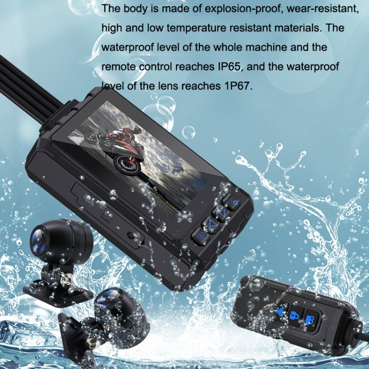 Built-in GPS Wireless WiFi Rainproof 1080P Double Recording Motorcycle Driving Recorder ÎҵÄÉ̵ê