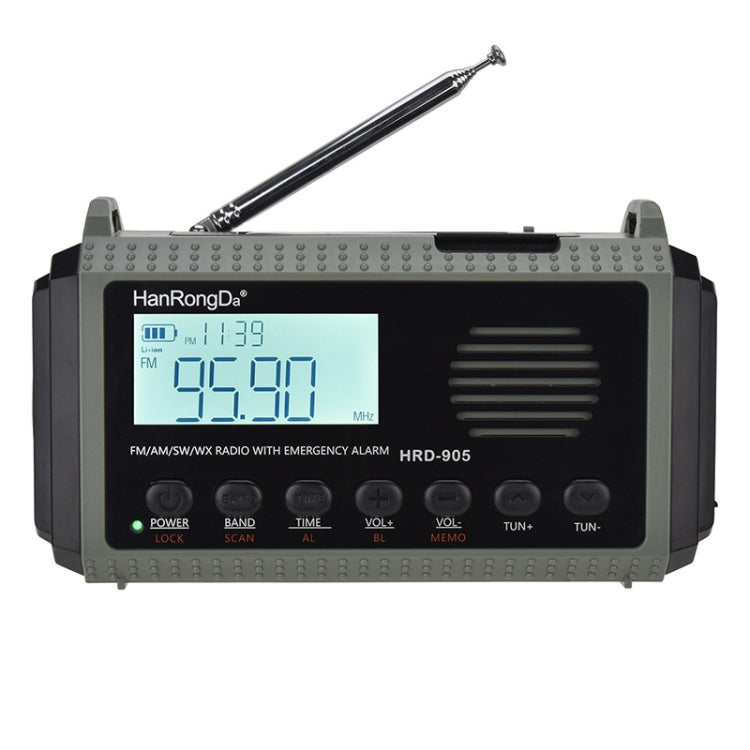 HanRongda HRD-905 Solar Charging LED Lighting Generation Disaster Prevention Emergency Full Band Radio Reluova