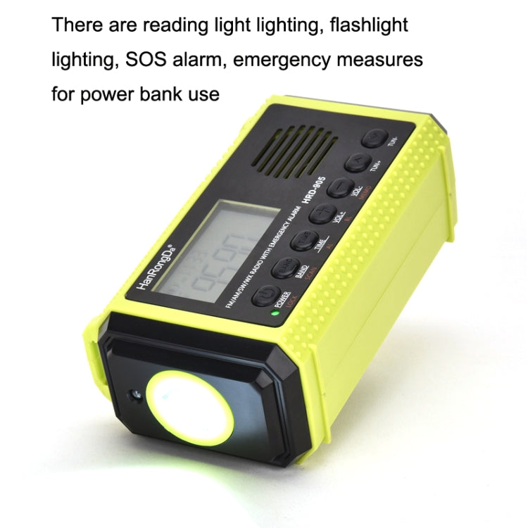 HanRongda HRD-905 Solar Charging LED Lighting Generation Disaster Prevention Emergency Full Band Radio