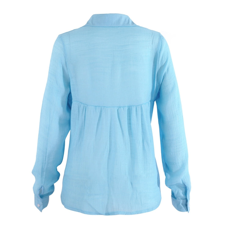 Spring And Autumn Casual Loose Long-Sleeved Breathable Linen Shirt, Series 1