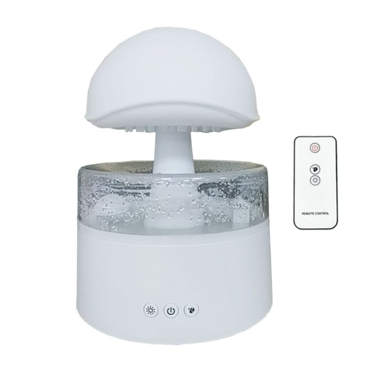 500ml Rain Humidifier Mushroom Cloud Colorful Night Lamp Aromatherapy Machine With Remote Control-Reluova