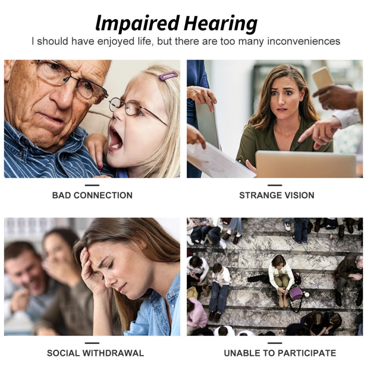 AN127 Invisible In-Ear Hearing Aid Sound Amplifier For The Elderly And Hearing Impaired My Store