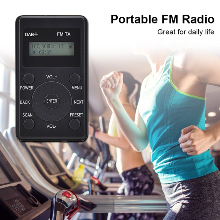 HanRongda HRD-100 Portable Digital Display DAB+ / DAB / FM Radio