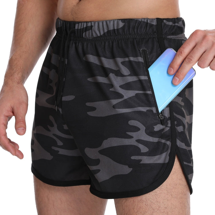 Three Pants Men Gym Shorts Quick Dry Swimming Trunks, Series 1