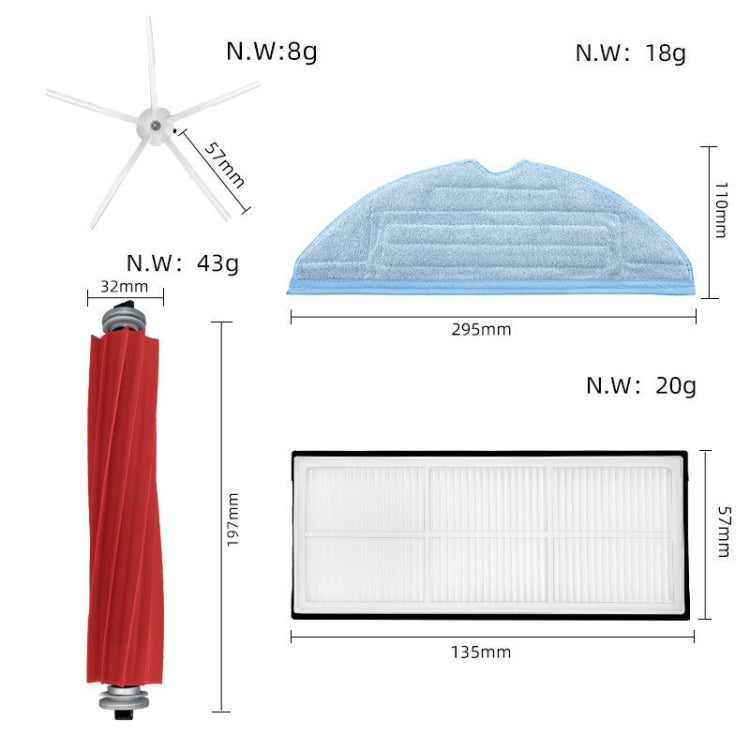 For Roborock S7 / T7S / T7S Plus G10 Vacuum Cleaner