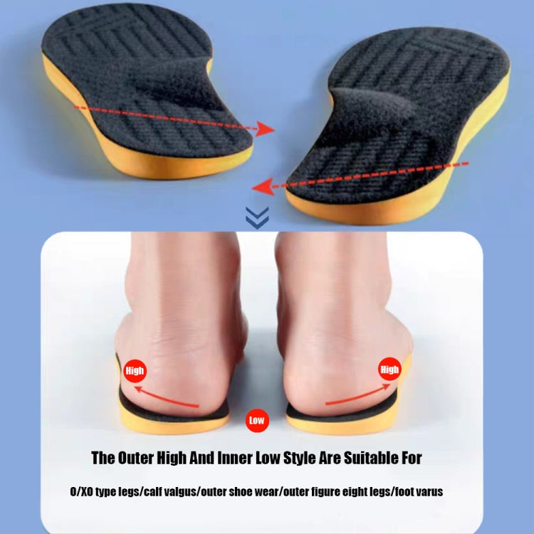 1pair O/X Leg Orthopedic Insoles Correction Shoe Inserts Arch Support Sports Shoe Pads-Reluova