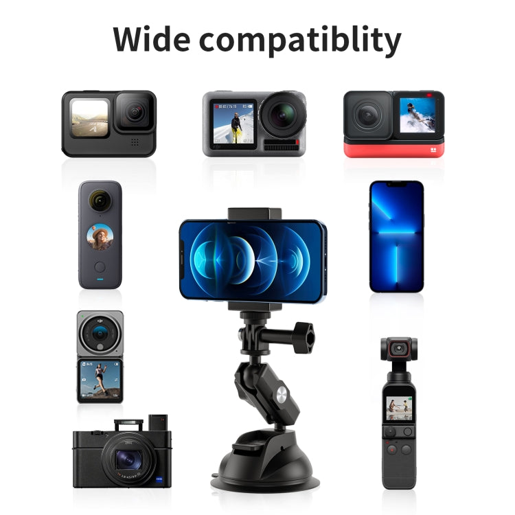 TELESIN Car Action Camera Holder Suction Cup 360 Degree Adjustable My Store