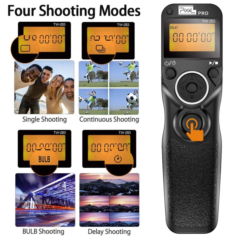 Pixel TW283 Shutter Wireless Delay Remote Control SLR Shutter Flasher My Store