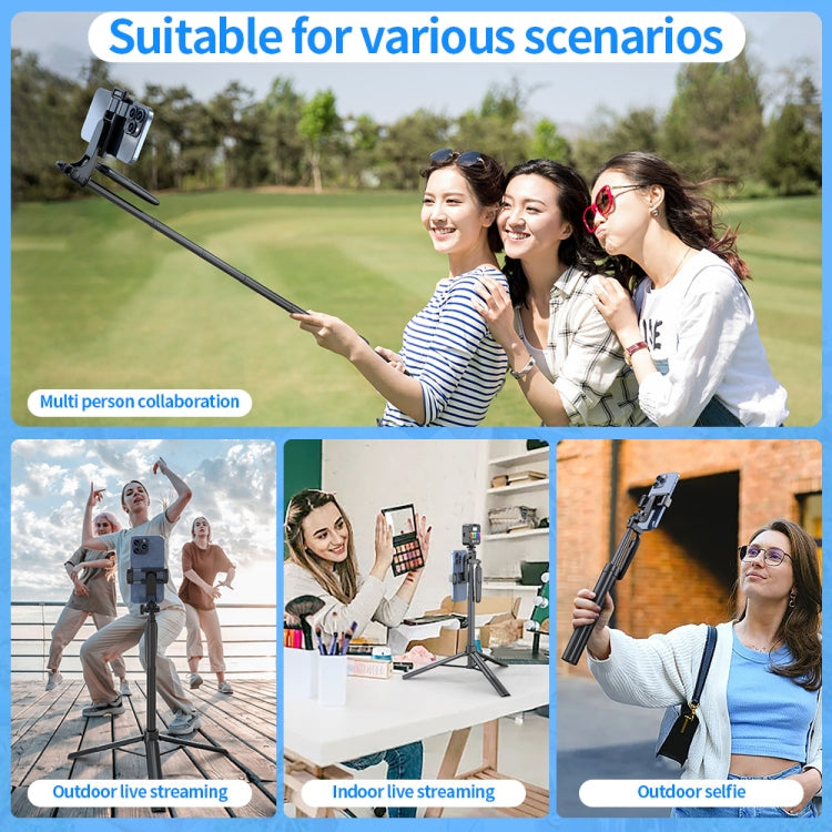 Pixel ST2 1.6m Anti Shake Selfie Stick Head Tripod Handheld Portable Folding Remote Control Outdoor Photo Stands