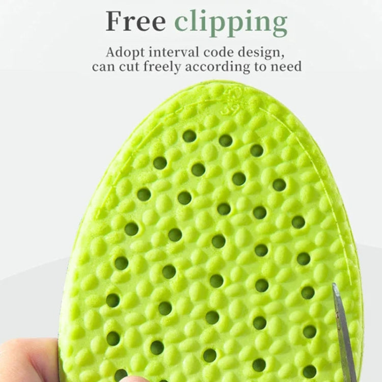 Wormwood Deodorant Running Insoles Memory Foam Breathable Orthopedic Shoes Pad