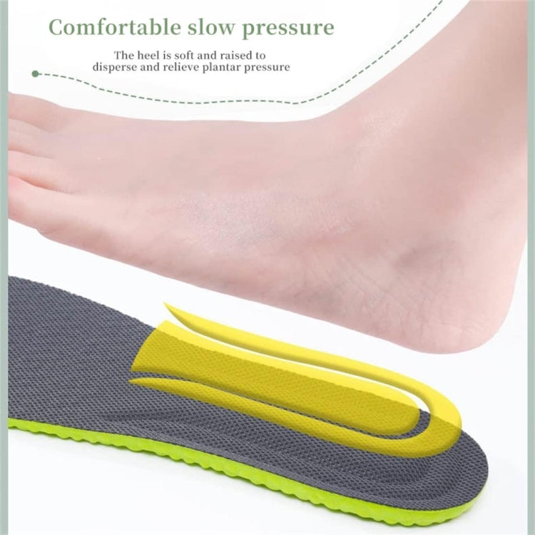 Wormwood Deodorant Running Insoles Memory Foam Breathable Orthopedic Shoes Pad