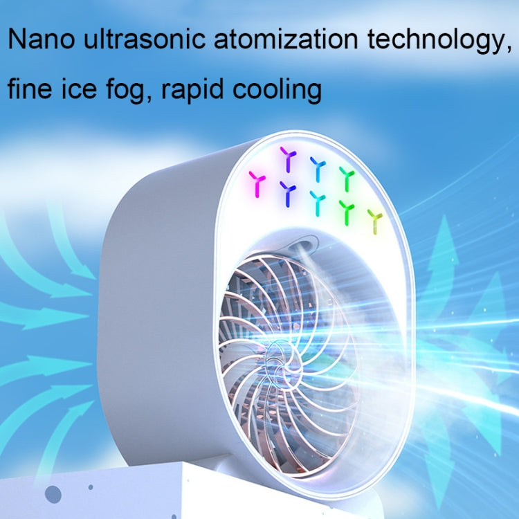 USB Spray Humidification Air Conditioning Fan Small Portable Desktop Air Cooler