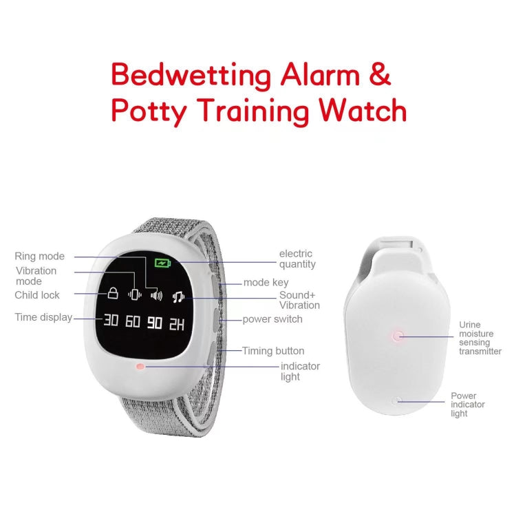 Wireless Timing Bedwetting Alarm Potty Training Watch For Elderly and Kids My Store