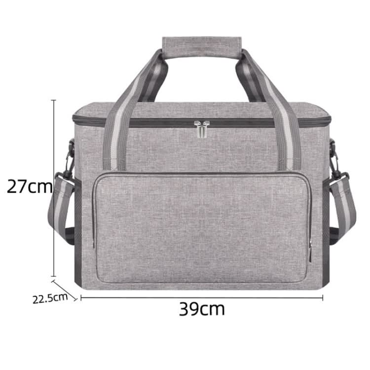 24L Waterproof Oxford Cloth Picnic Bag Outdoor Ice Pack Thickened Portable Insulation Bag-Reluova