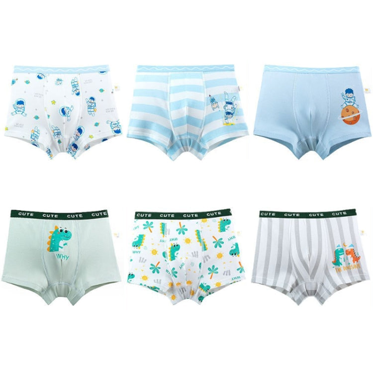 6pcs/set Children High Elastic Cartoon Printed Cotton Boxer Briefs My Store