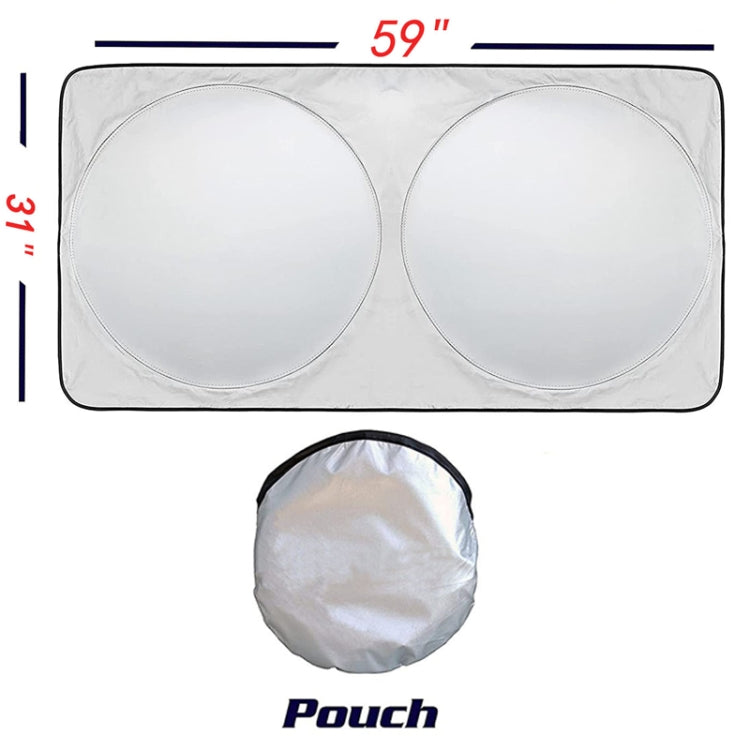 Car Double Circle Sun Visor Heat Insulation Sun Protection Sun Block ÎҵÄÉ̵ê