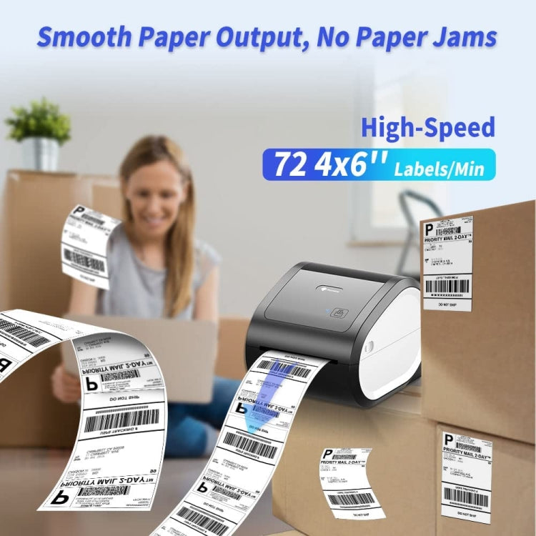 Phomemo D520-BT Bluetooth Thermal Shipping Label Printer Wireless Desktop Printer For Barcode Address Labels