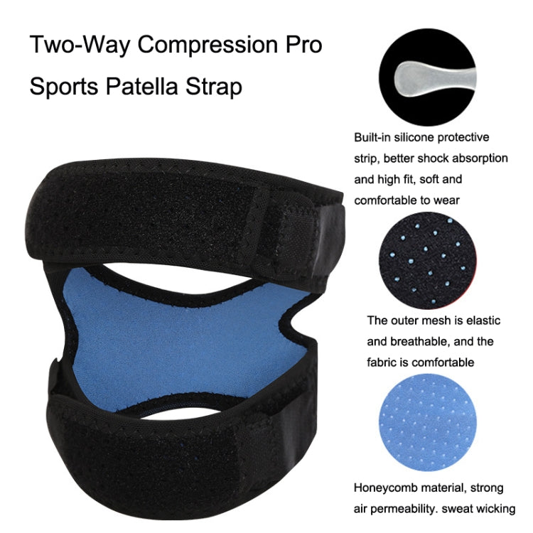 Summer Pressurized Shock-absorbing Patella Belt Wear-resistant Silicone Outdoor Cycling Basketball Protective Gear