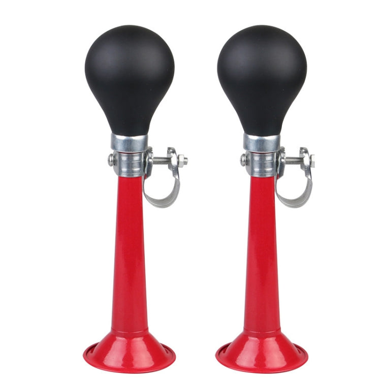 2pcs 7 inch Metal Plating Bicycle Air Horn Bicycle Accessories Reluova