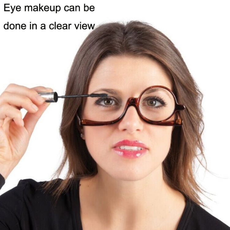 Makeup Presbyopic Glasses Multicolored Rotatable Magnifying Glass Single Piece Reading Glass, Degree: Reluova