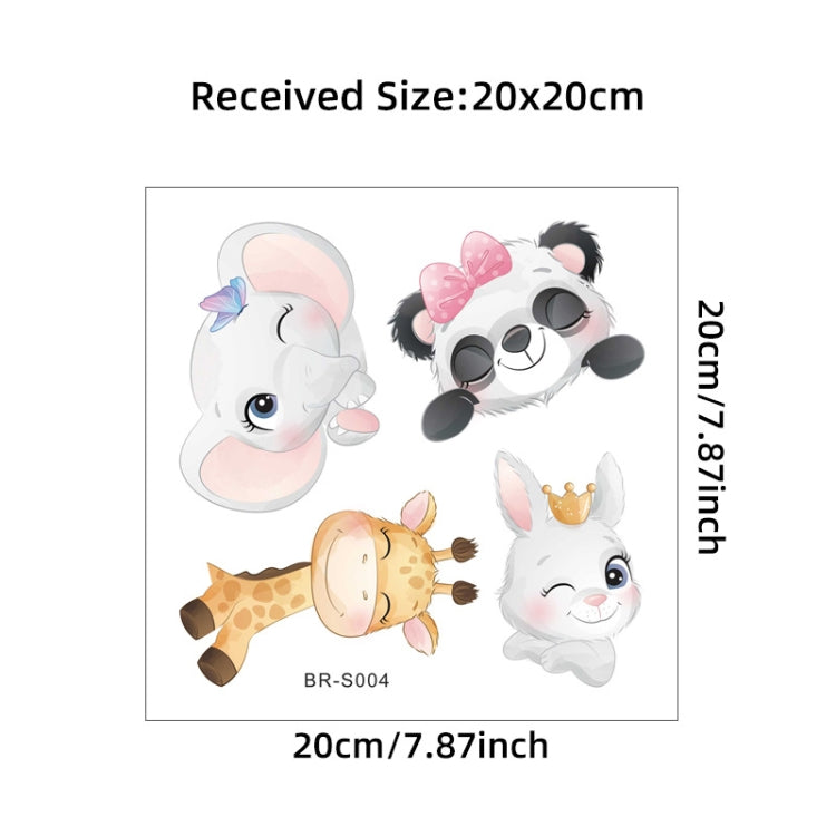 5sheets Cartoon Animal Switch Sticker Children Room Decoration My Store