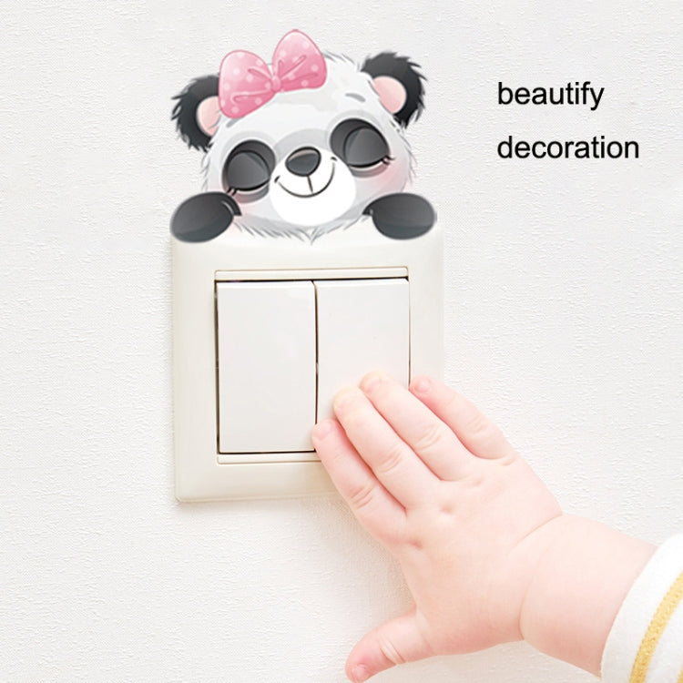 5sheets Cartoon Animal Switch Sticker Children Room Decoration My Store