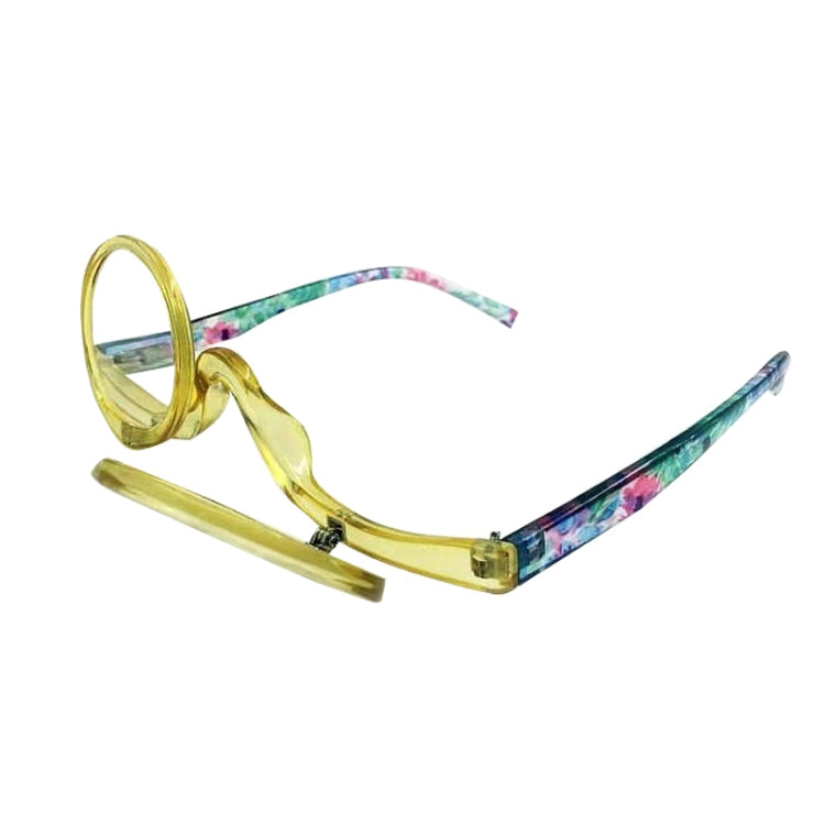 Makeup Magnifying Glass Presbyopic Glasses Flip Swivel Reading Glasses, Degree:, Series 1 Reluova