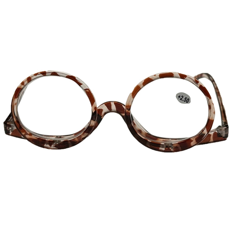 Makeup Magnifying Glass Presbyopic Glasses Flip Swivel Reading Glasses, Degree:, Series 1 Reluova