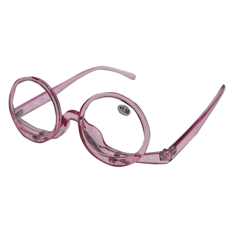 Makeup Magnifying Glass Presbyopic Glasses Flip Swivel Reading Glasses, Degree:, Series 1 Reluova