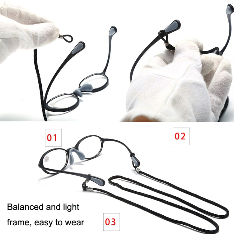 Portable Magnifying Glass Presbyopic Glasses Silicone Anti-Blue Light Reading Glasses, Degree: Reluova