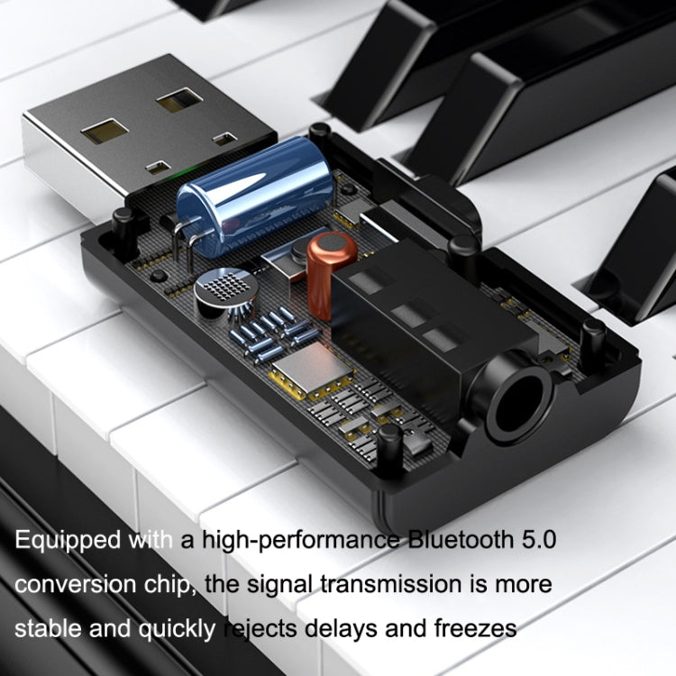 2-in-1 Car Bluetooth Receiver Audio Power Amplifier Bluetooth Transmitter-Reluova