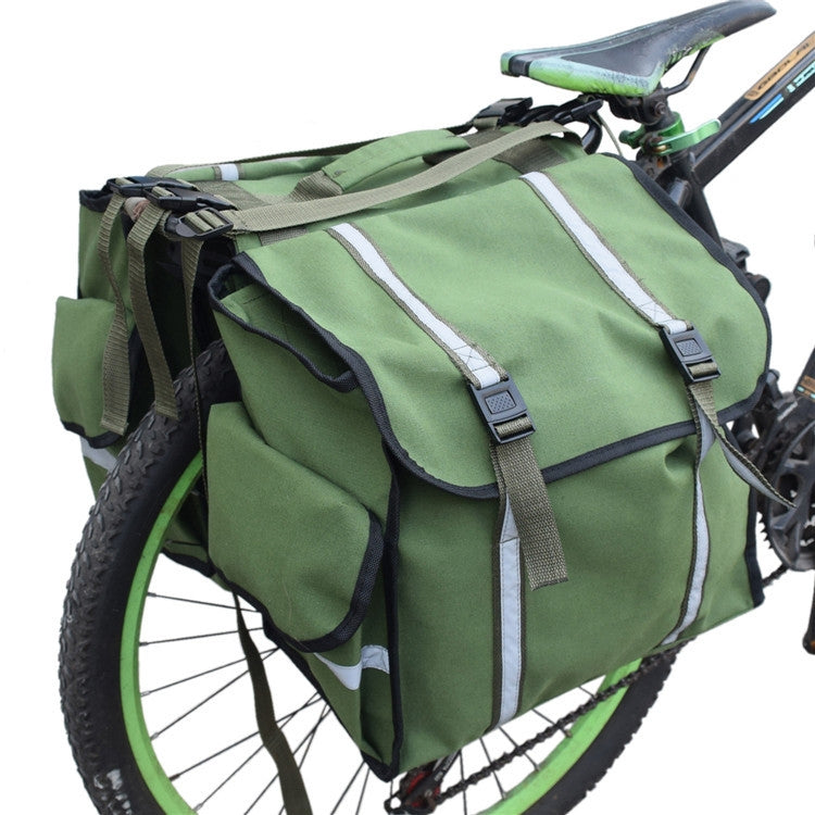 Waterproof Canvas Bicycle Saddle Bag Backpack Motorcycle Bag Reluova