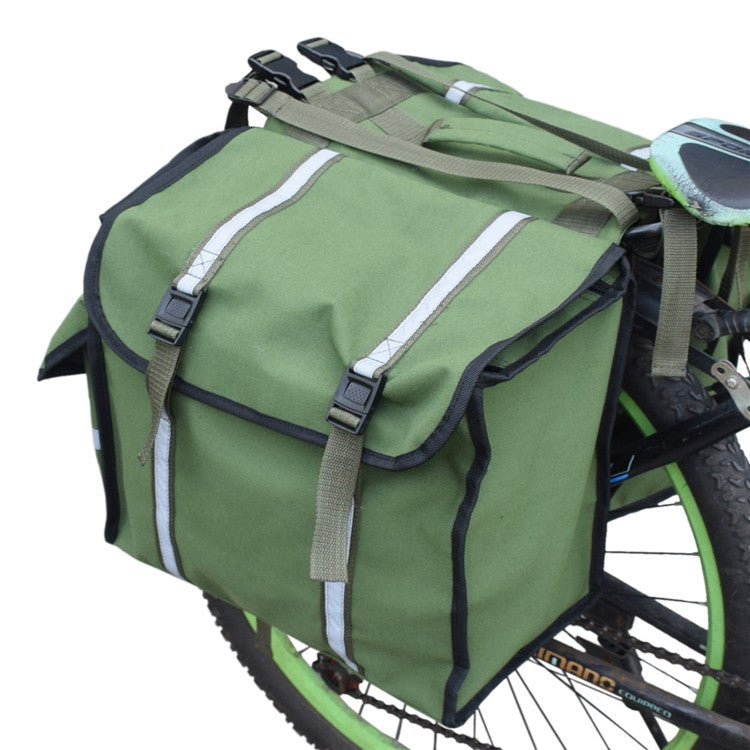 Waterproof Canvas Bicycle Saddle Bag Backpack Motorcycle Bag Reluova