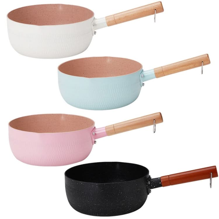 20cm Without Cover Boil Instant Noodles Non-Stick Pan Baby Food Supplement Pan Maifan Stone Small Milk Pot-Reluova