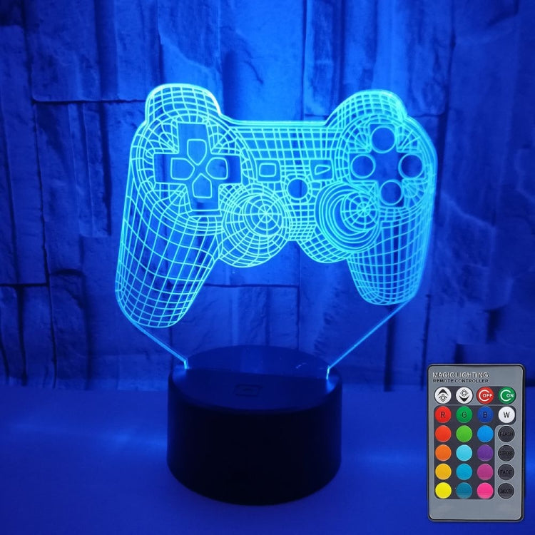 3D Game Handle Three-dimensional Colorful LED Lights