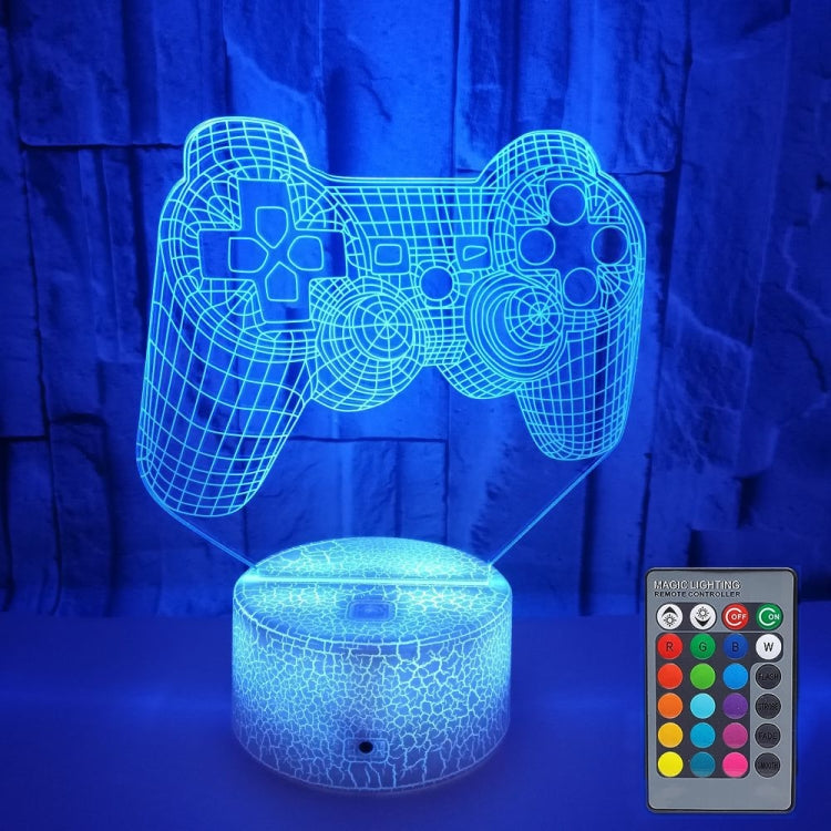 3D Game Handle Three-dimensional Colorful LED Lights