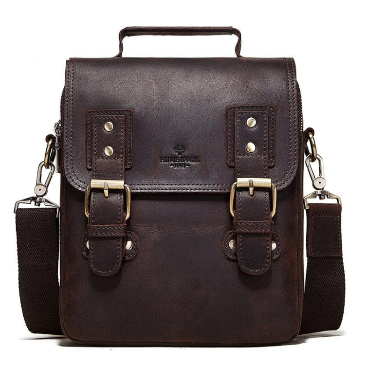 HUMERPAUL Leather Crossbody Bag Men Leather Backpack Shoulder Bag My Store