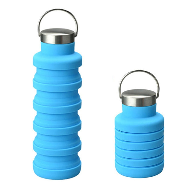 500ml Outdoor Sports Silicone Telescopic Cup Portable Foldable Travel Water Kettle Reluova