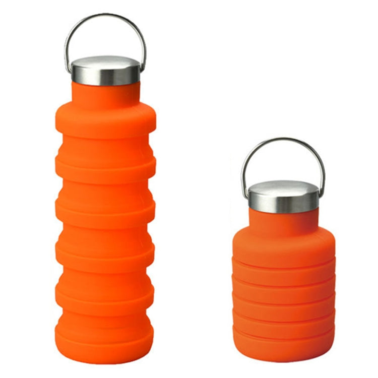 500ml Outdoor Sports Silicone Telescopic Cup Portable Foldable Travel Water Kettle Reluova