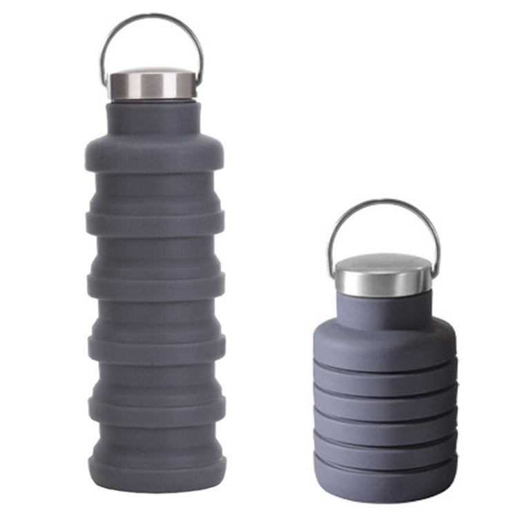 500ml Outdoor Sports Silicone Telescopic Cup Portable Foldable Travel Water Kettle Reluova