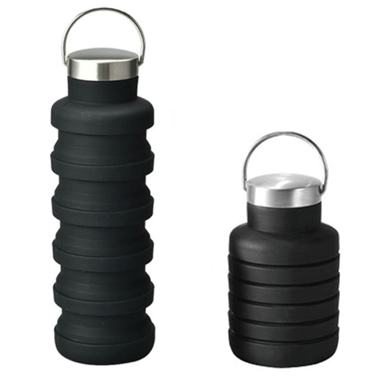 500ml Outdoor Sports Silicone Telescopic Cup Portable Foldable Travel Water Kettle Reluova