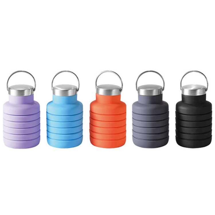 500ml Outdoor Sports Silicone Telescopic Cup Portable Foldable Travel Water Kettle Reluova